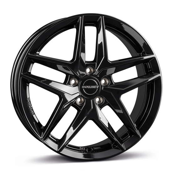 Borbet Z Black Glossy 8X18 5/112 ET38 CB66,5